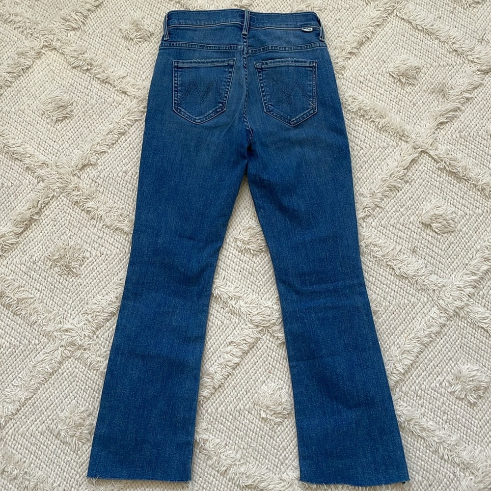New Mother The Insider Crop Step Fray Jeans - Picture 7 of 8